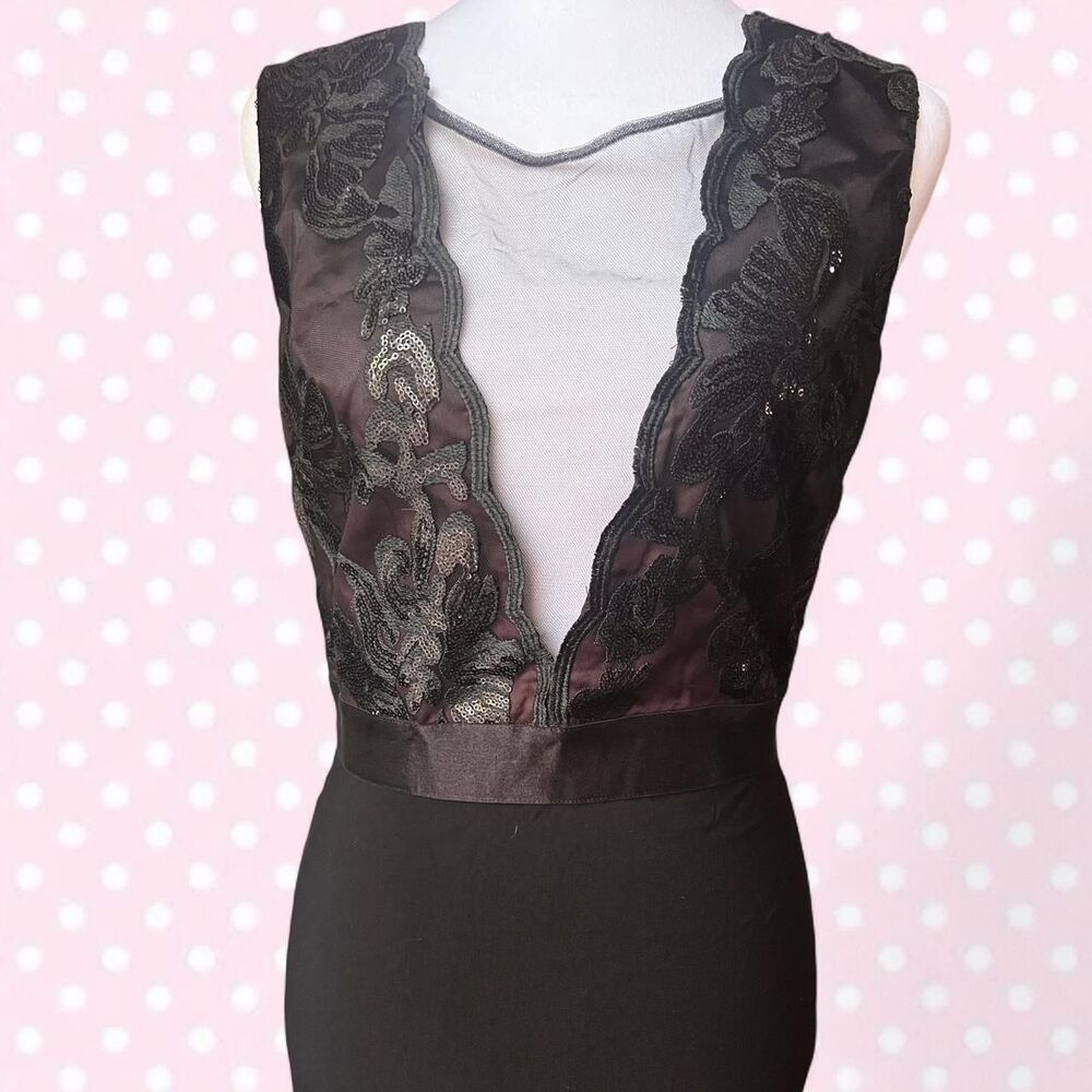 Goddiva Women's Black Dress